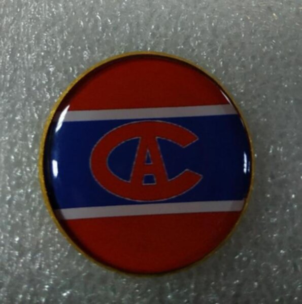 значок Montreal Canadiens №1190  2,5 см металл+полимерная смола