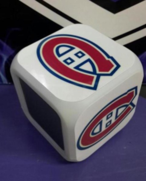 часы с LED Montreal Canadiens 8 х 8 х 8см