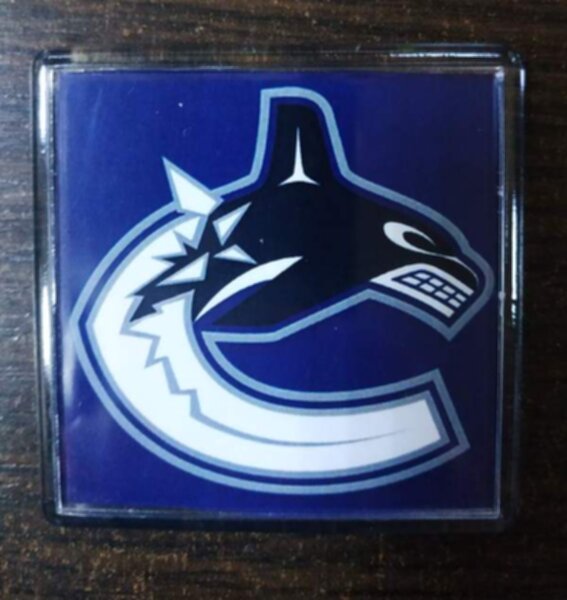 магнит  Vancouver Canucks  6х6см пластик