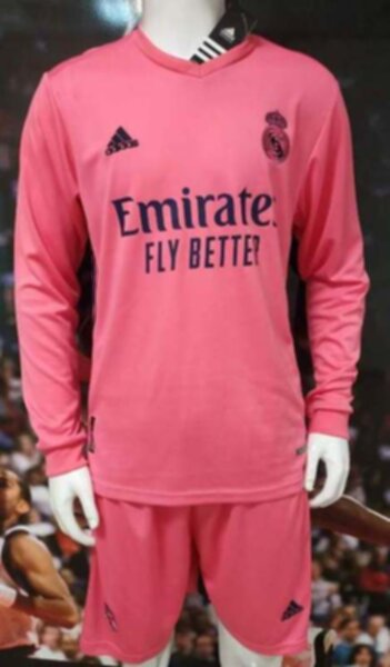 форма Real Madrid длинный рукав   2020-2021 гостевая полиэстер 100%