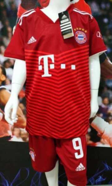 форма детская Bayern Munchen №9 LEWANDOVSKI 2021-2022  домашняя