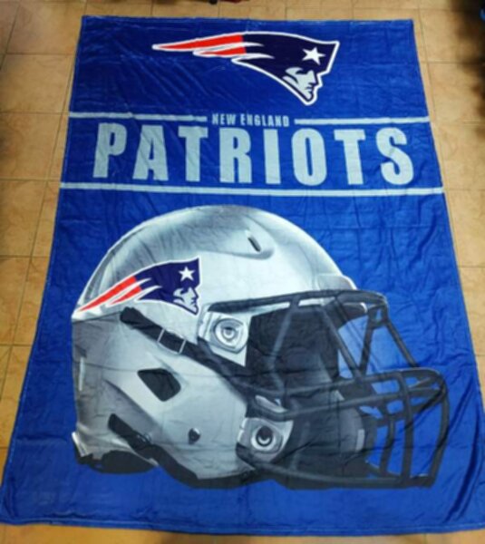плед New England Patriots  200см х 150см полиэстер 100%