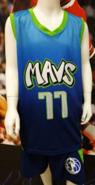 форма баскетбольная детская Dallas Mavericks №77 Doncic