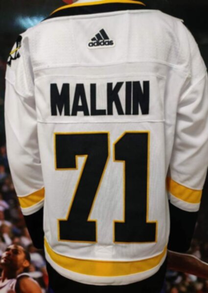 свитер хоккейный  Pittsburgh Penguins №71 MALKIN