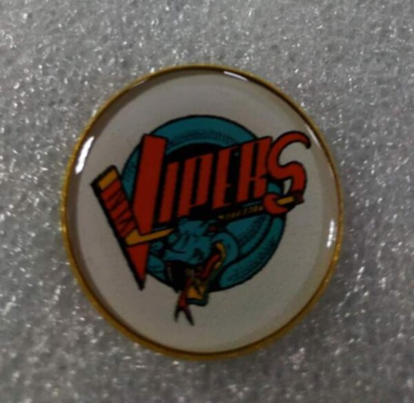 значок  Detroit Vipers  №1210  2,5 см металл+полимерная смола