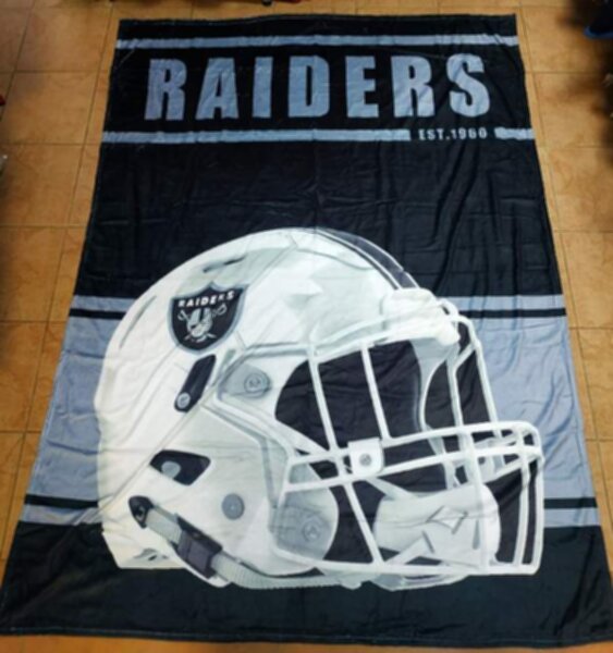 плед Las Vegas Raiders  200см х 150см полиэстер 100%