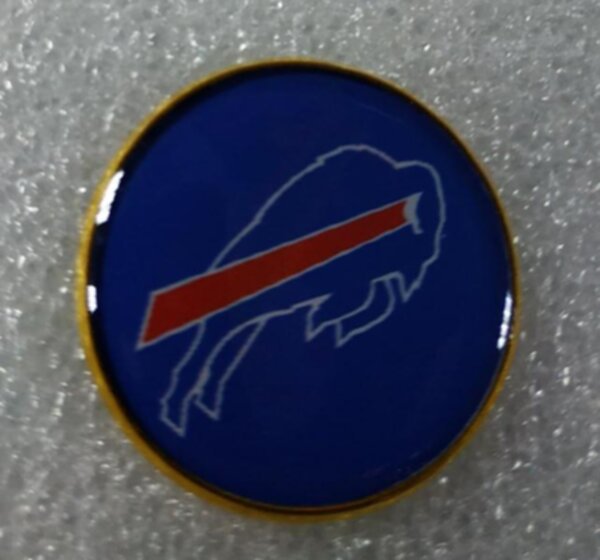 значок Buffalo Bills  №1238  2,5 см металл+полимерная смола