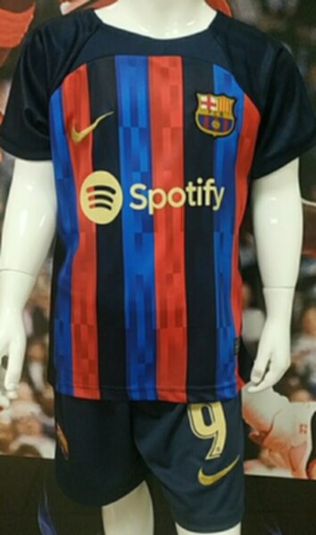 форма детская Barcelona №9 LEWANDOVSKI 2022-2023 Nike  домашняя