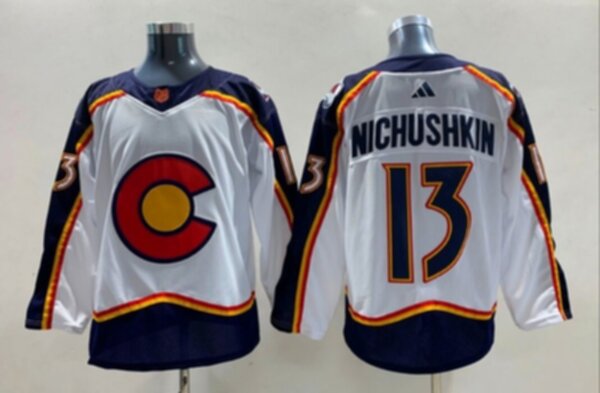 свитер хоккейный Colorado Avalanche №13 NICHUSHKIN