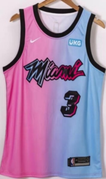 майка баскетбольная  Miami Heat №3  WADE  nike 