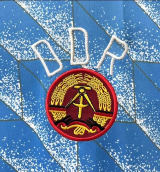 майка сборной ГДР 1988 adidas полиэстер 100%