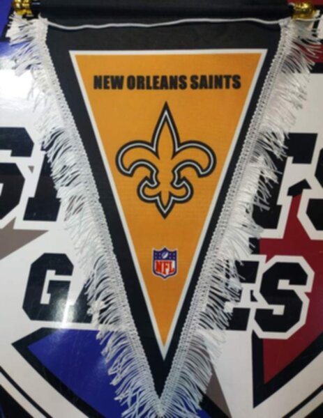 вымпел New Orleans  Saints  40 Х 25 см  матерчатый