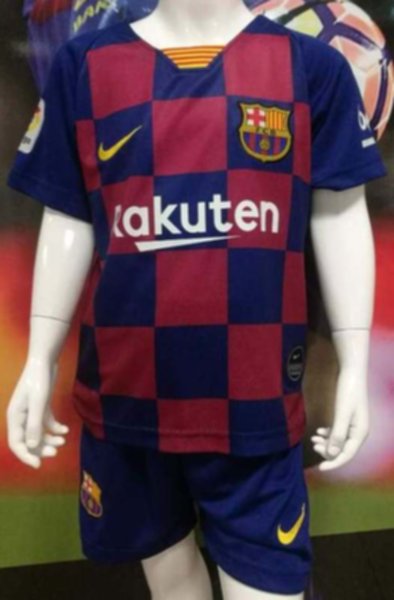 форма детская Barcelona   2019-2020  домашняя