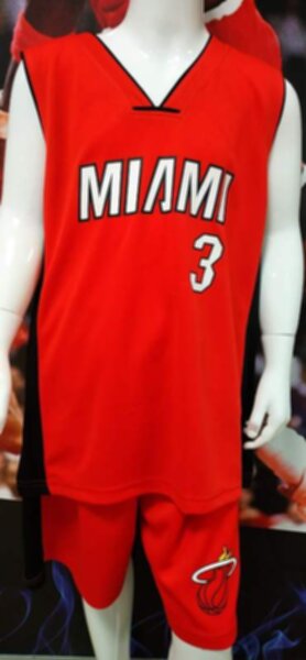 форма баскетбольная детская Miami Heat №3 WADE 