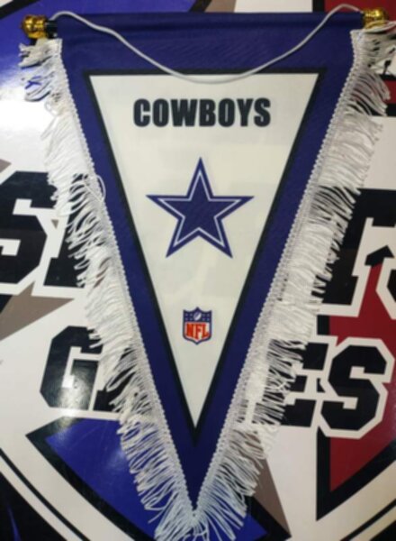 вымпел Dallas Cowboys  40 Х 25 см  матерчатый