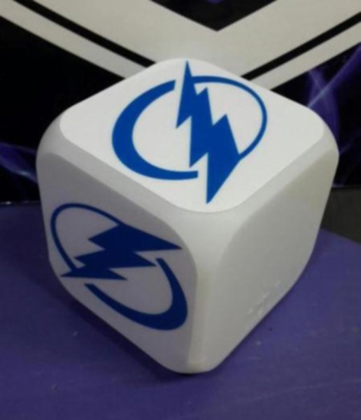 часы с LED Tampa Bay Lightning  8х8х8см