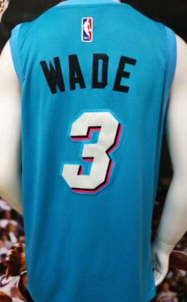 майка баскетбольная Miami Heat №3 WADE nike
