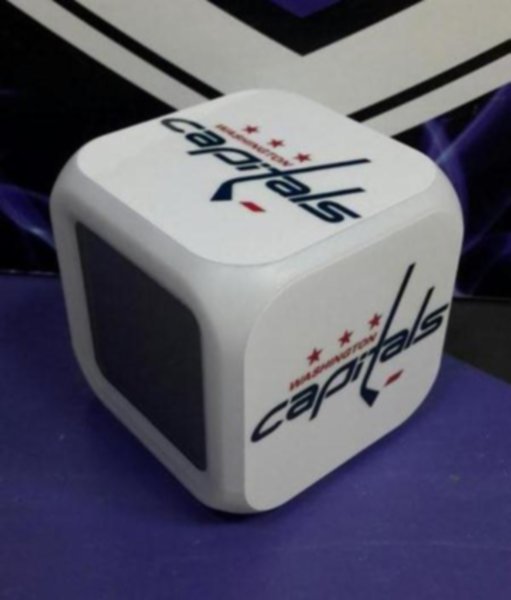 часы с LED Washington Capitals  8х8х8см