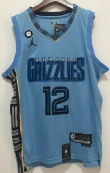 майка баскетбольная Memphis Grizzlies №12 MORANT  jordan