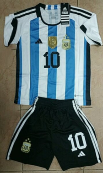 форма детская сборной Аргентины №10 MESSI  World Champions  2022