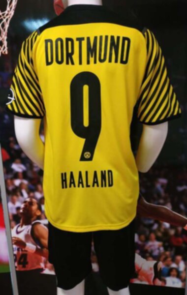 форма Borussia Dortmund  №9  HAALAND  2021-2022  домашняя  полиэстер 100%