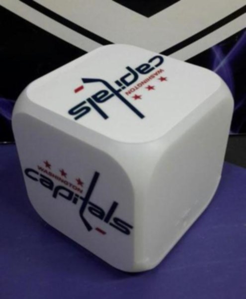 часы с LED Washington Capitals  8х8х8см