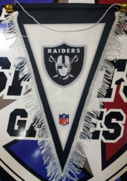 вымпел   Oakland Raiders  40 Х 25 см  матерчатый