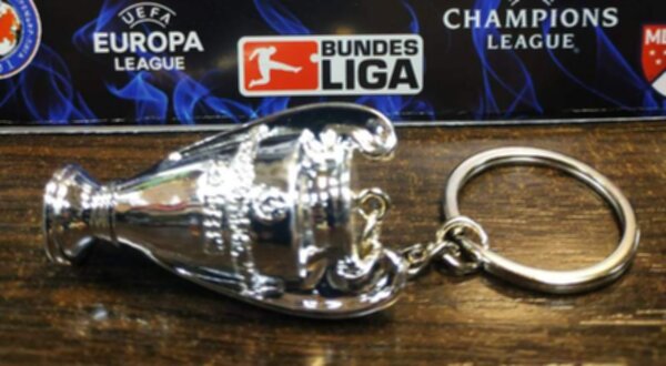 брелок кубок Лиги Чемпионов  5 см