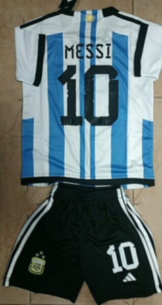 форма детская сборной Аргентины №10 MESSI  World Champions  2022