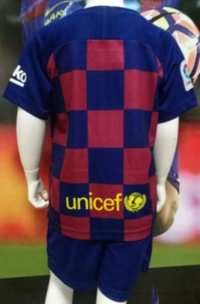 форма детская Barcelona   2019-2020  домашняя