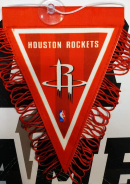 вымпел   Houston Rockets 16 Х 11 см  матерчатый