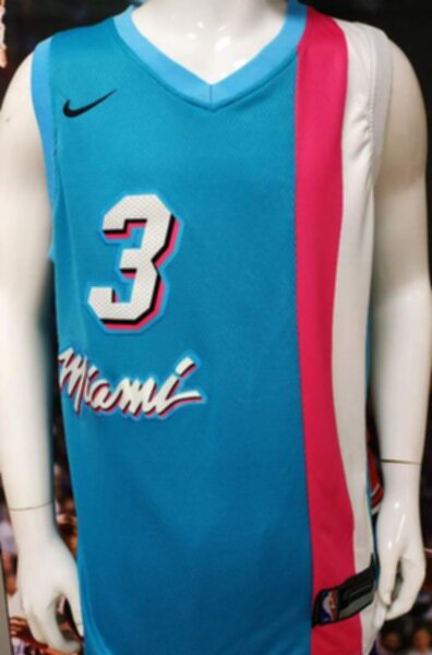 майка баскетбольная Miami Heat №3 WADE nike