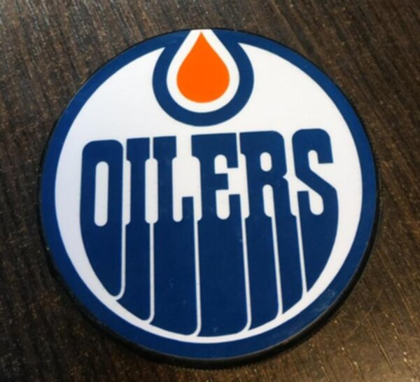 шайба сувенирная Edmonton Oilers