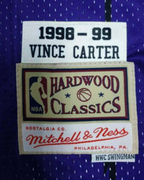 майка баскетбольная  Toronto Raptors №15 CARTER Mitchell & Ness