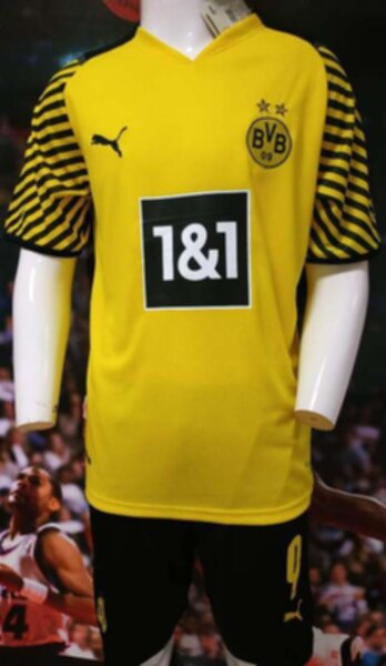 форма Borussia Dortmund  №9  HAALAND  2021-2022  домашняя  полиэстер 100%