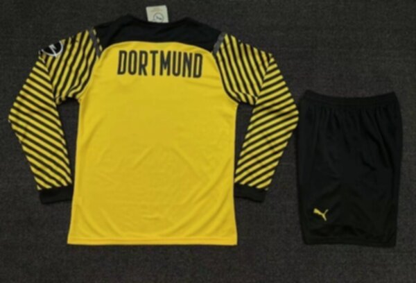 форма Borussia Dortmund длинный рукав 2021-2022  домашняя полиэстер 100%