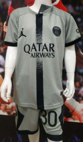 форма детская Paris SG  №30  MESSI  2022-2023 Jordan  гостевая
