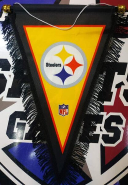 вымпел Pittsburgh Steelers  40 Х 25 см  матерчатый