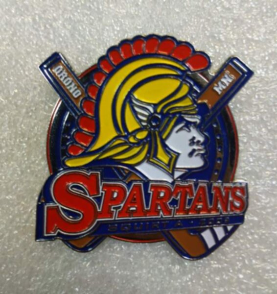 значок  Spartans  №1379  металл
