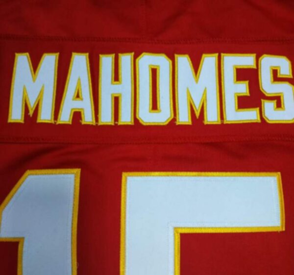 майка для американского футбола Kansas City Chiefs №15 Mahomes