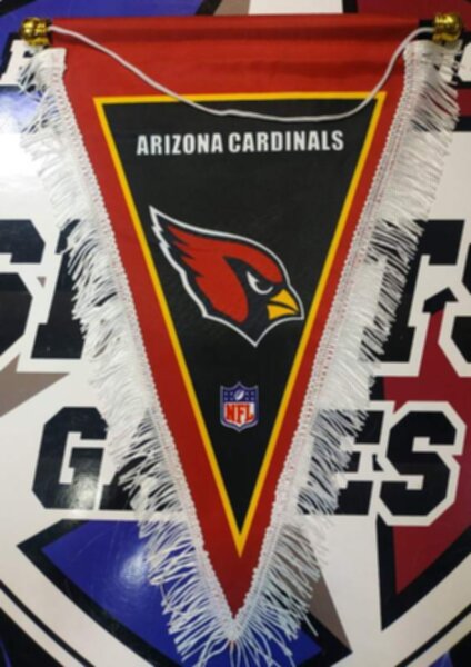 вымпел Arizona Cardinals  40 Х 25 см  матерчатый