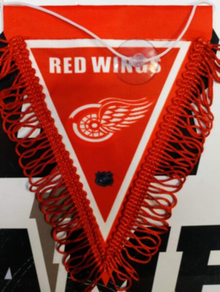 вымпел   Detroit Red Wings  16 Х 11 см  матерчатый