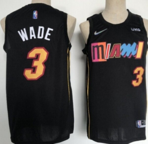 майка баскетбольная Miami Heat №3 WADE nike 