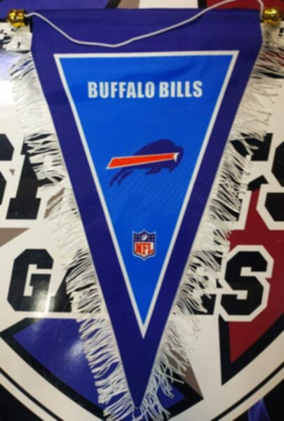 вымпел Buffalo Bills  40 Х 25 см  матерчатый
