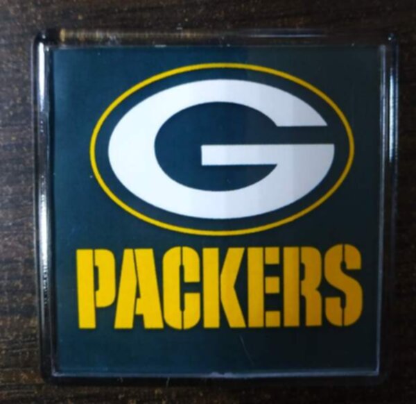 магнит Green Bay Packers   6х6см пластик