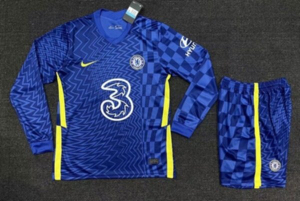 форма Chelsea длинный рукав 2021-2022  домашняя