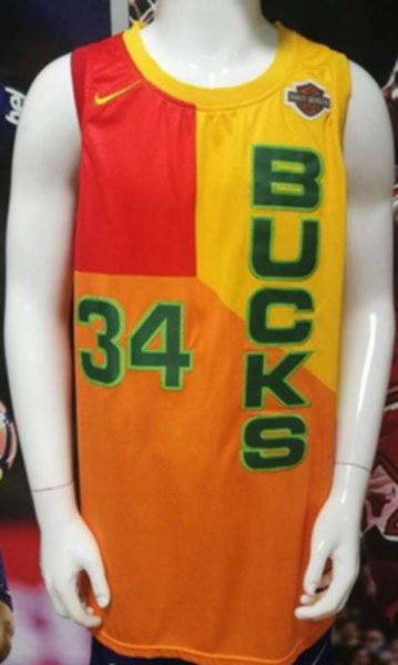 майка баскетбольная  Milwaukee Bucks №34 ANTETOKOUNMPO  nike