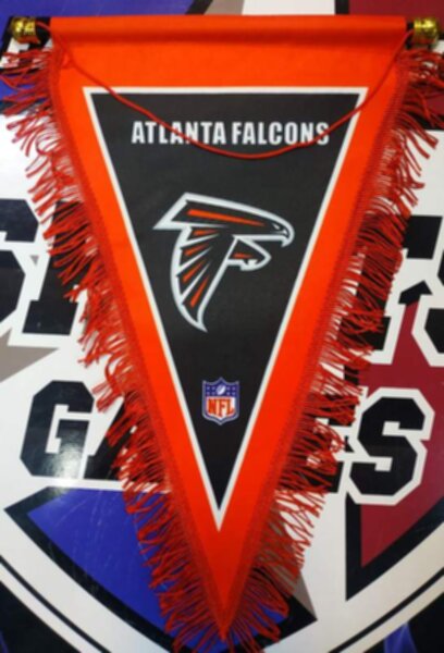 вымпел Atlanta Falcons  40 Х 25 см  матерчатый