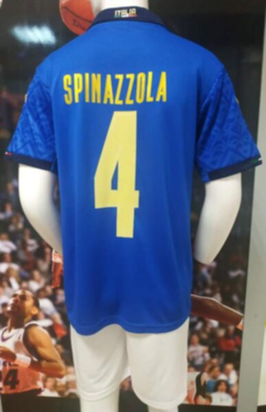 форма сборной Италии  №4 SPINAZZOLA   Euro 2020