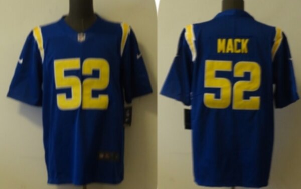 майка для американского футбола Los Angeles Chargers №52 MACK